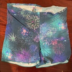 Yitty Fireworks Print Shorts